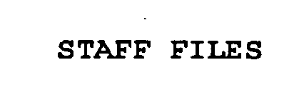 STAFF FILES