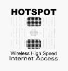 HOTSPOT WIRELESS HIGH SPEED INTERNET ACCESS