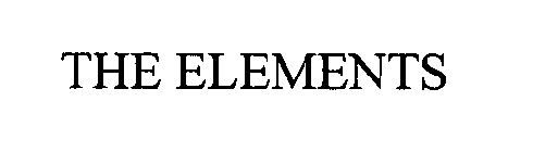 THE ELEMENTS