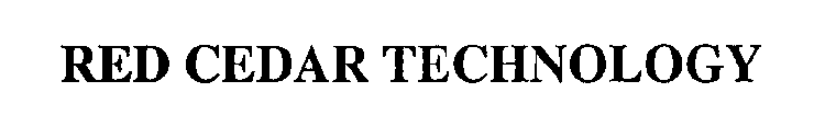 RED CEDAR TECHNOLOGY