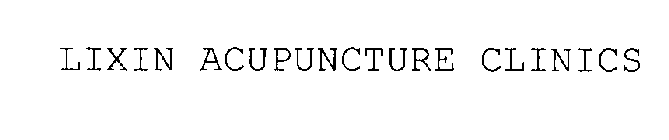 LIXIN ACUPUNCTURE CLINICS