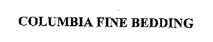 COLUMBIA FINE BEDDING