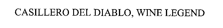 CASILLERO DEL DIABLO, WINE LEGEND
