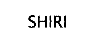 SHIRI