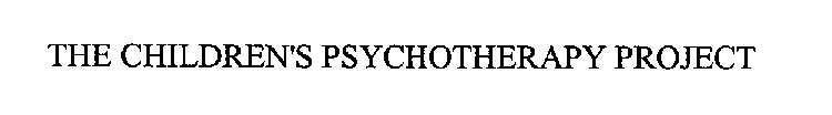 THE CHILDREN'S PSYCHOTHERAPY PROJECT
