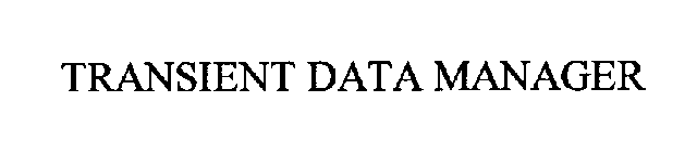 TRANSIENT DATA MANAGER