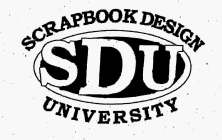 SDU SCRAPBOOK DESIGN UNIVERSITY