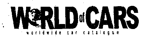 WORLD OF CARS WORLDWIDE CAR CATALOGUE