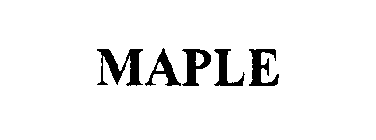 MAPLE