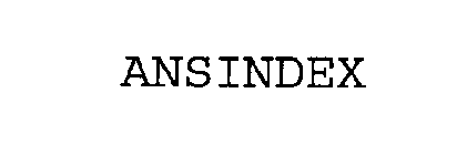 ANSINDEX