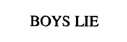 BOYS LIE