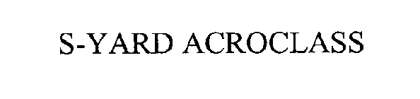 S-YARD ACROCLASS