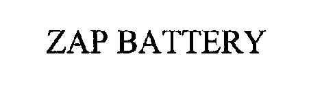 ZAP BATTERY