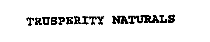 TRUSPERITY NATURALS