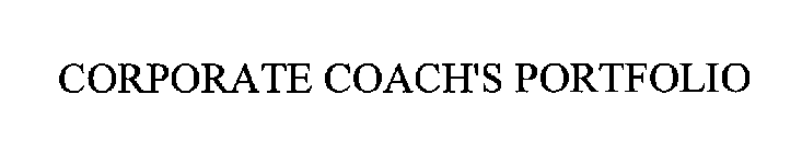 CORPORATE COACH'S PORTFOLIO