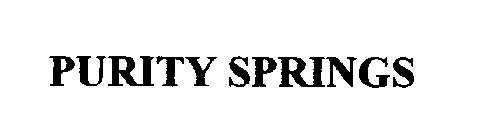 PURITY SPRINGS