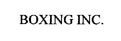 BOXING INC.