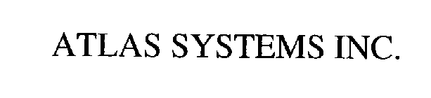 ATLAS SYSTEMS INC.