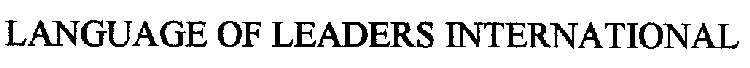 LANGUAGE OF LEADERS INTERNATIONAL