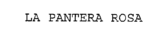 LA PANTERA ROSA