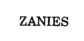 ZANIES