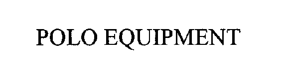 POLO EQUIPMENT
