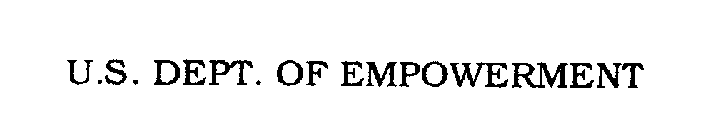 U.S. DEPT. OF EMPOWERMENT