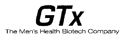 GTX THE MEN'S HEALTH BIOTECH COMPANY