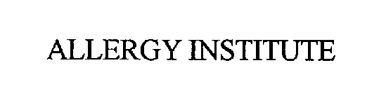 ALLERGY INSTITUTE