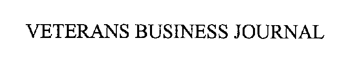 VETERANS BUSINESS JOURNAL