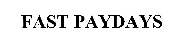 FAST PAYDAYS