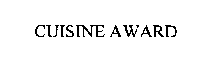 CUISINE AWARD