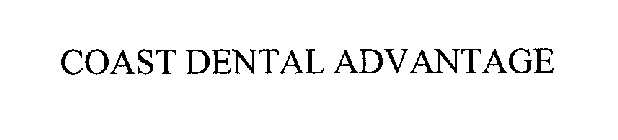 COAST DENTAL ADVANTAGE