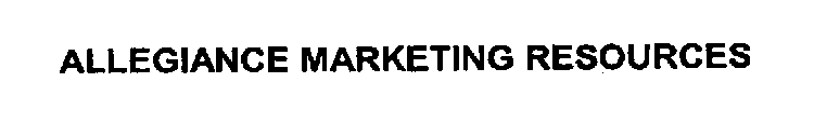 ALLEGIANCE MARKETING RESOURCES