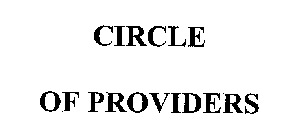 CIRCLE OF PROVIDERS