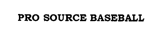 PRO SOURCE BASEBALL