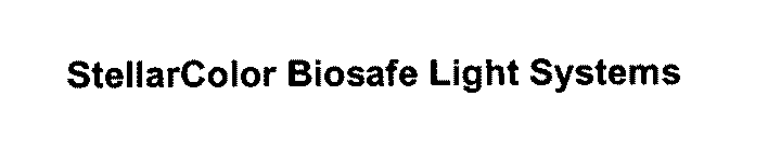 STELLARCOLOR BIOSAFE LIGHT SYSTEMS