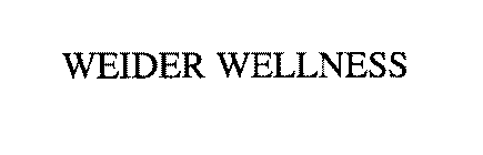 WEIDER WELLNESS