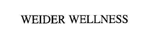 WEIDER WELLNESS