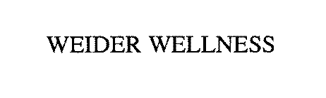 WEIDER WELLNESS