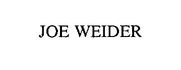 JOE WEIDER