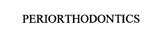 PERIORTHODONTICS