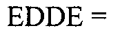 EDDE=