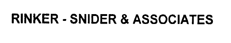 RINKER - SNIDER & ASSOCIATES