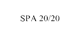 SPA 20/20