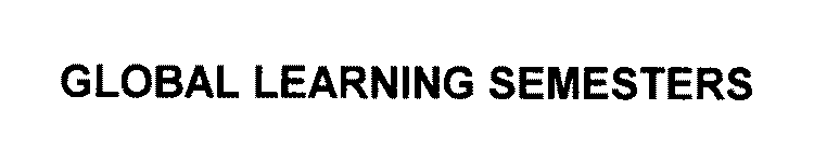 GLOBAL LEARNING SEMESTERS