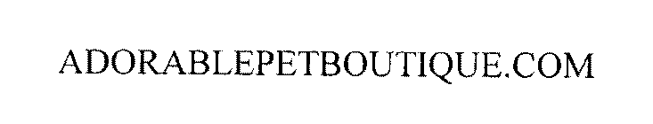 ADORABLEPETBOUTIQUE.COM