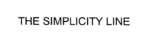 THE SIMPLICITY LINE