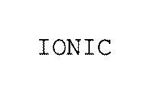 IONIC