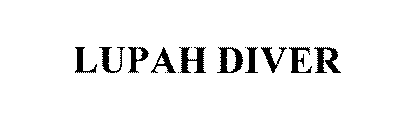 LUPAH DIVER